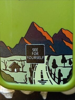 The North Face Lime Green Mountain Graphic iPhone 13 Pro Max Case